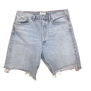 Agolde Ira Mid Rise Loose Jean Shorts Size 30